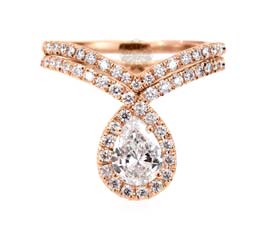 Vogue Crafts and Designs Pvt. Ltd. manufactures Classic Rose Gold Ring at wholesale price.